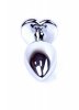 Plug-Jewellery Silver  Heart PLUG- Pink